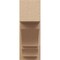 Ekena Millwork 7 1/2-in W x 18-in D x 18-in H Balboa Block Rough Cedar Woodgrain TimberThane Outlooker, Primed Tan OUTUR075X18X18BOA44RCPR - alternate 6